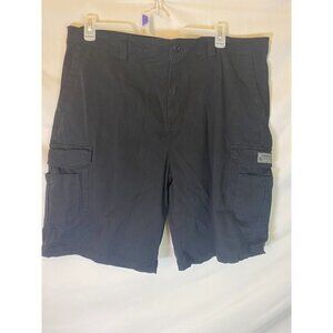 UNIONBAY MENS BLACK CARGO SHORTS WAIST‎ SIZE 42 BIG TALL BERMUDA